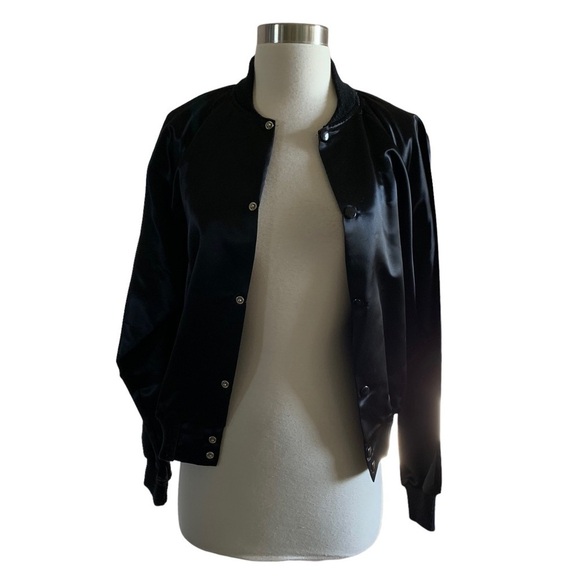 Vintage I Love Lucy Satin Bomber Jacket UCF 1991 TM: Lucy CBS Inc. Gold Graphic - Picture 6 of 16